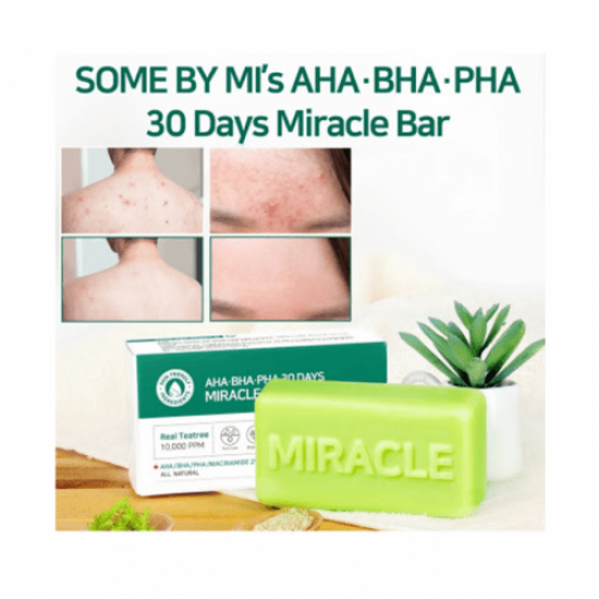 Some By Mi AHA. BHA. PHA 30 Days Miracle Cleansing Bar - 106g